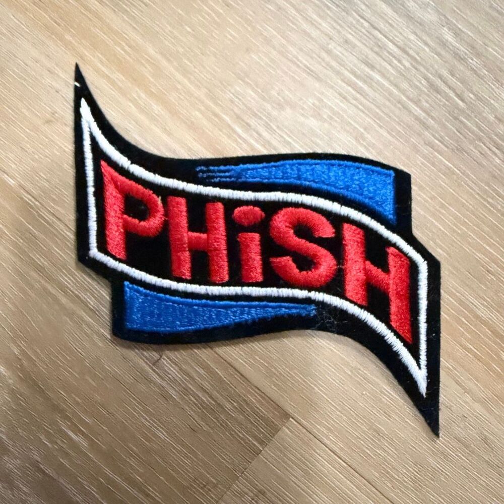 Vintage Phish Logo Sew On Patch Iron On Music Memorabilia 90s Psychedelic Band